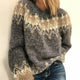 Katie | Women’s Cozy Winter Patterned Knit Sweater - Image 2