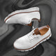 Men's knit lace-up sneaker with textured panels