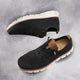Men's knit lace-up sneaker with textured panels
