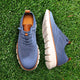 Men's knit lace-up sneaker with textured panels