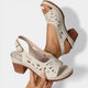 Women's Orthopaedic Heeled Sandals - Arch Support, Comfort, Sizes UK 3-8