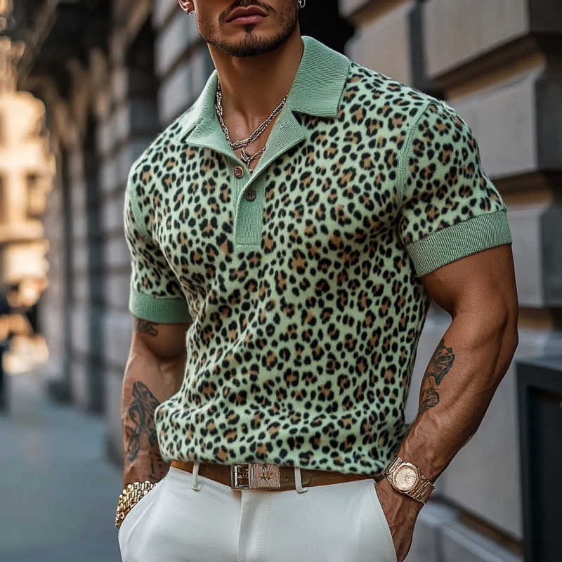 Finn | Men's Knit Short Sleeve Polo Shirt