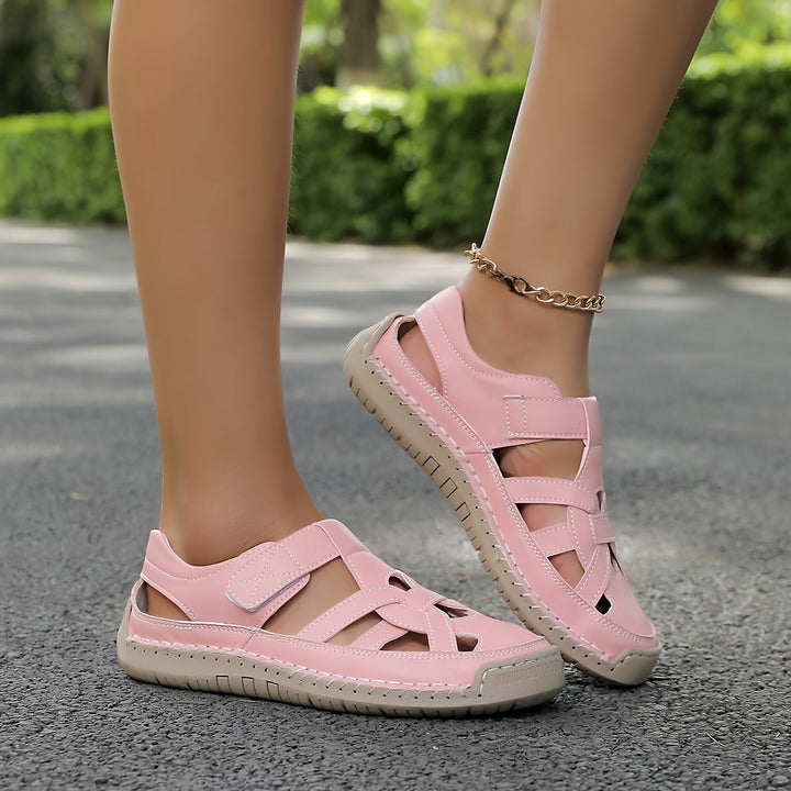 Women's woven non-slip summer sandals