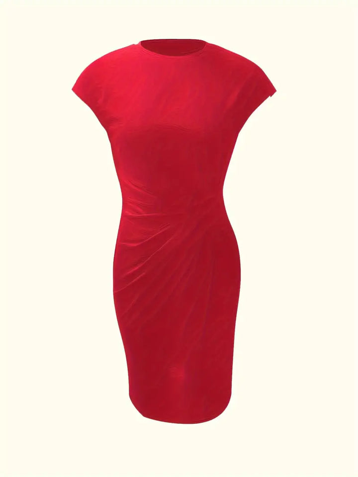 Katie | Women’s Classic Short Sleeve Bodycon Dress - Image 6