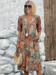 Women's Bohemian Dress — Elegant Flowing Boho Summer Dress