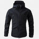 Men's hooded jacket with zipped pockets