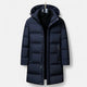Men's longline hooded padded parka jacket