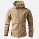 Men's hooded jacket with zipped pockets