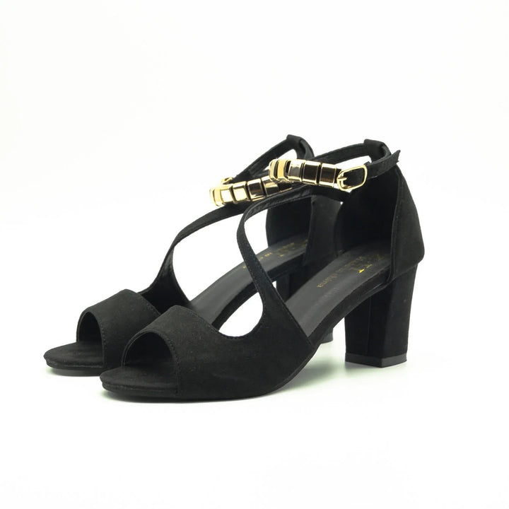 Sadie | Women's Block Heel Ankle Strap Peep Toe Dress Sandals