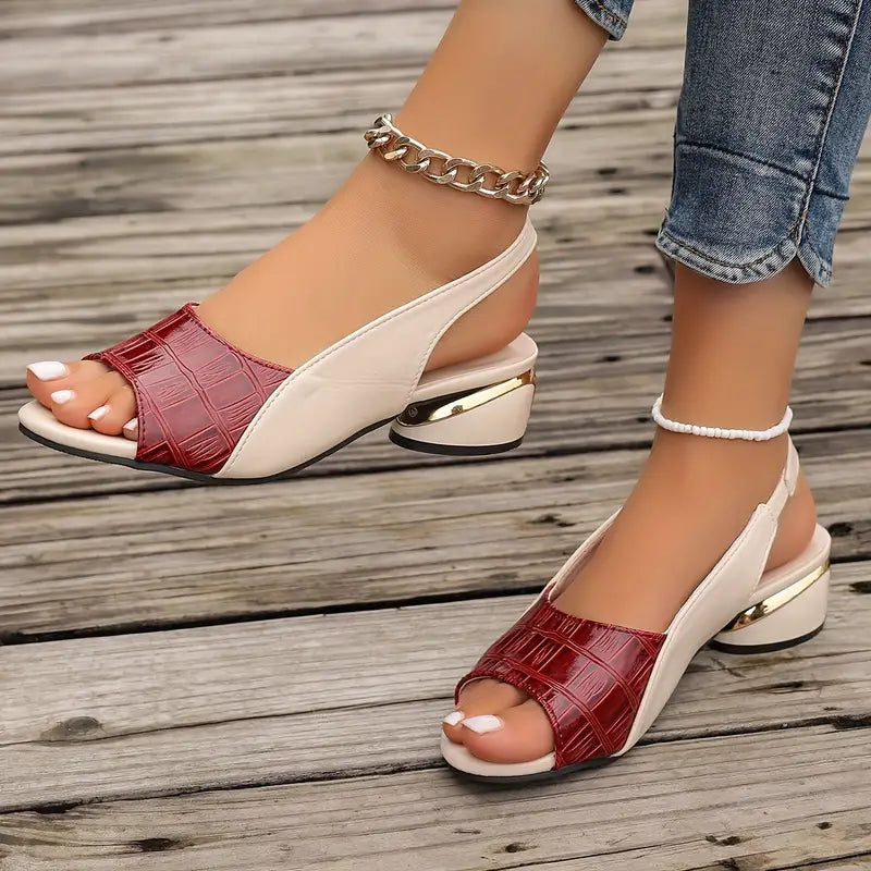 Melanie | Leather Comfort Sandals - Image 2
