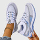 Women's Mesh Lace-Up Sneakers Lightweight Athletic Shoes