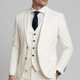Men's three-piece suit with jacket waistcoat and trousers