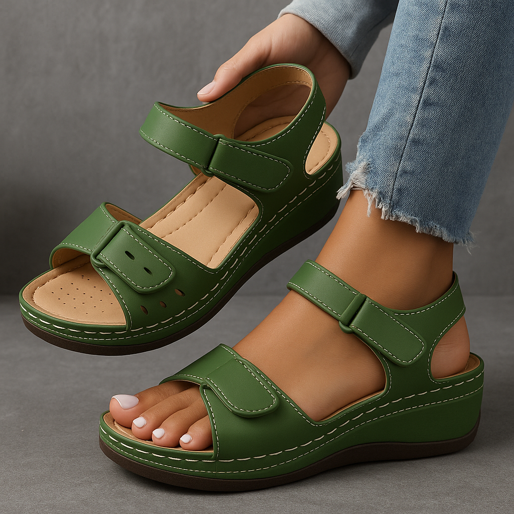 Nina | Wedge Heel Comfort Sandals - Image 1