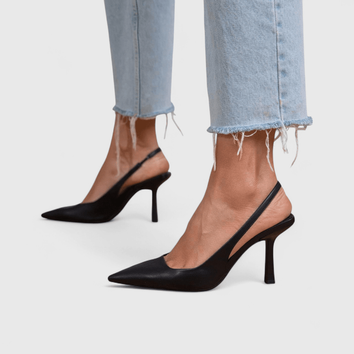 Women's Slingback Stiletto Heels — Pointed Toe Court Shoes