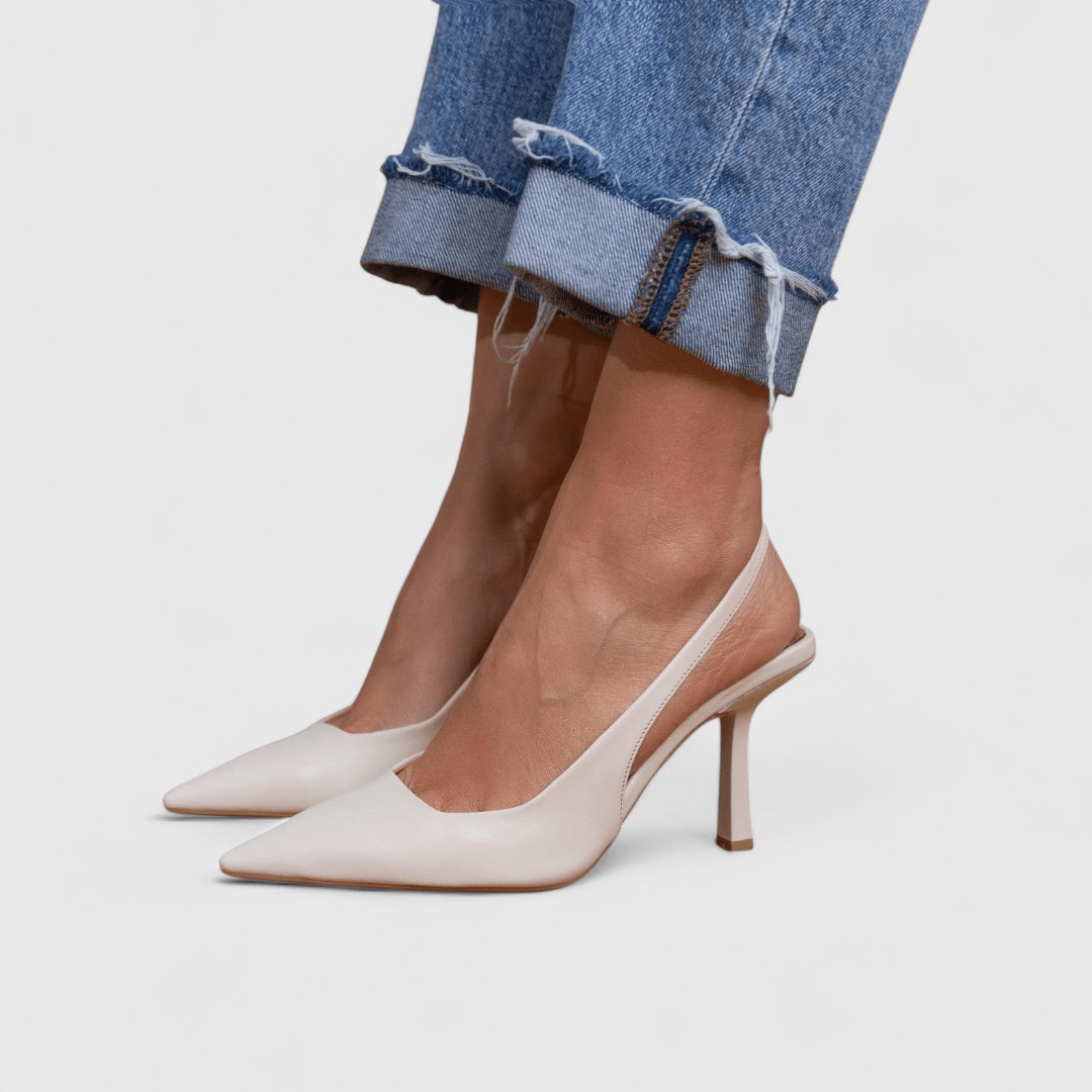 Women's Slingback Stiletto Heels — Pointed Toe Court Shoes
