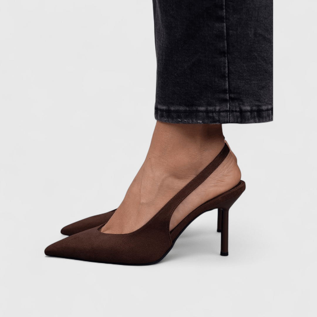 Women's Slingback Stiletto Heels — Pointed Toe Court Shoes