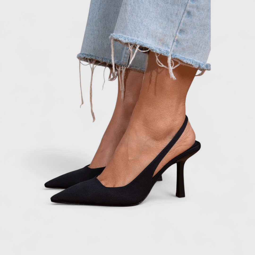 Women's Slingback Stiletto Heels — Pointed Toe Court Shoes