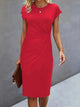 Katie | Women’s Classic Short Sleeve Bodycon Dress - Image 4