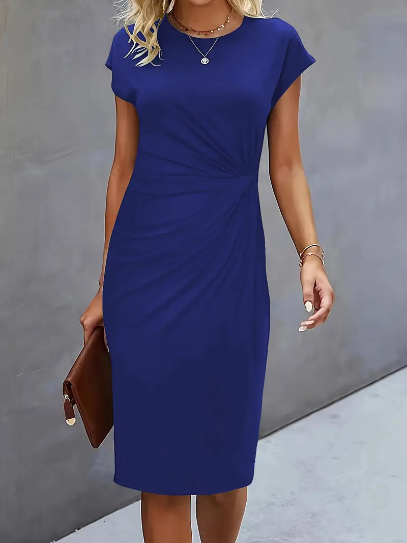 Katie | Women’s Classic Short Sleeve Bodycon Dress - Image 16