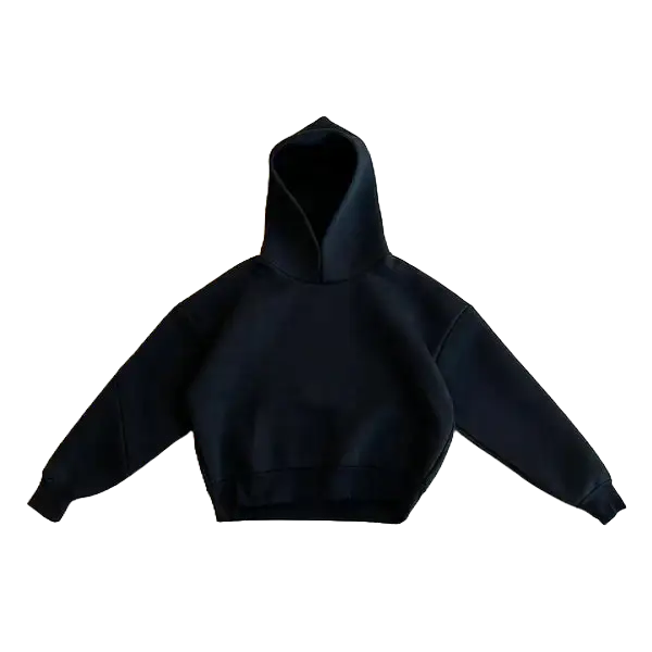 Men's hooded tracksuit set with oversized sweatshirt and full-length joggers