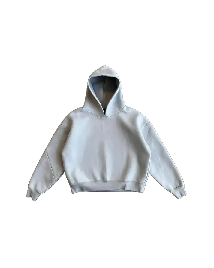 Men's hooded tracksuit set with oversized sweatshirt and full-length joggers