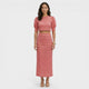Women's Open-Back Two-Piece Set — Top & Trousers, Wedding Guest