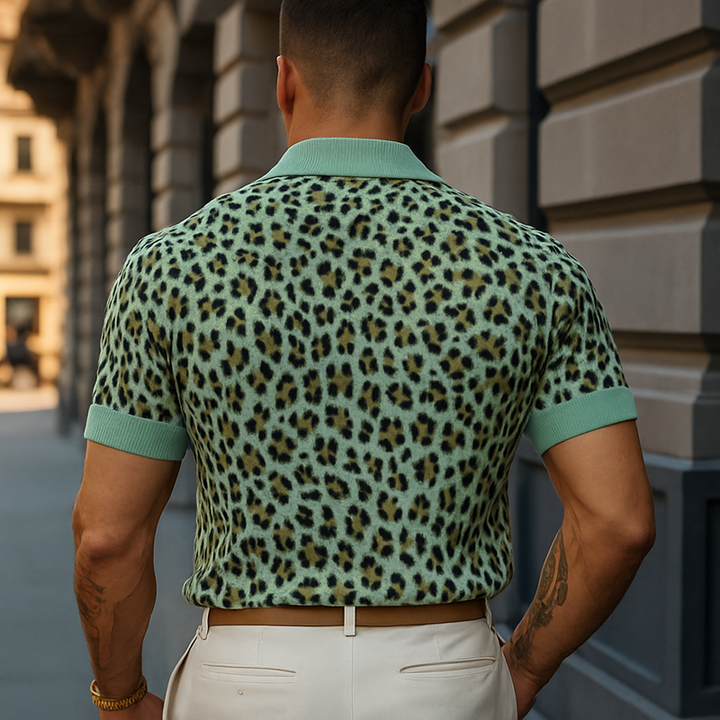 Finn | Men's Knit Short Sleeve Polo Shirt