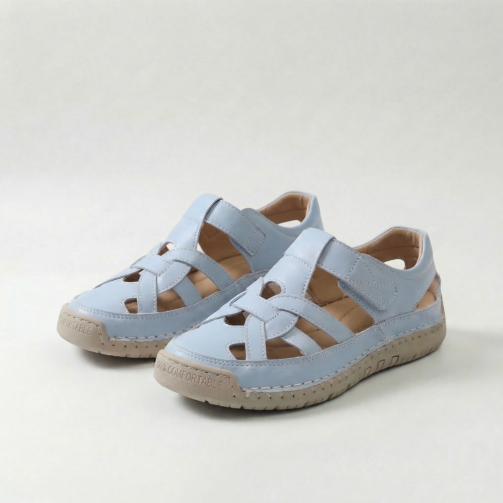 Women's Summer Sandals - Non-Slip Sole, Woven Straps, Sizes UK 3-8