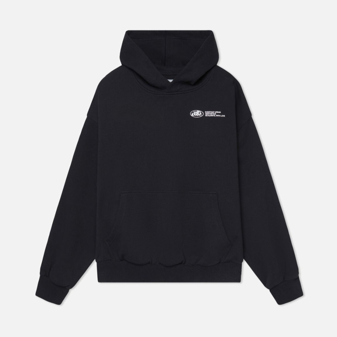 Unisex oversized hooded sweatshirt with large graphic back print