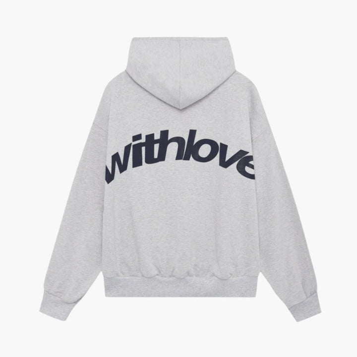 Unisex oversized hooded sweatshirt with large graphic back print