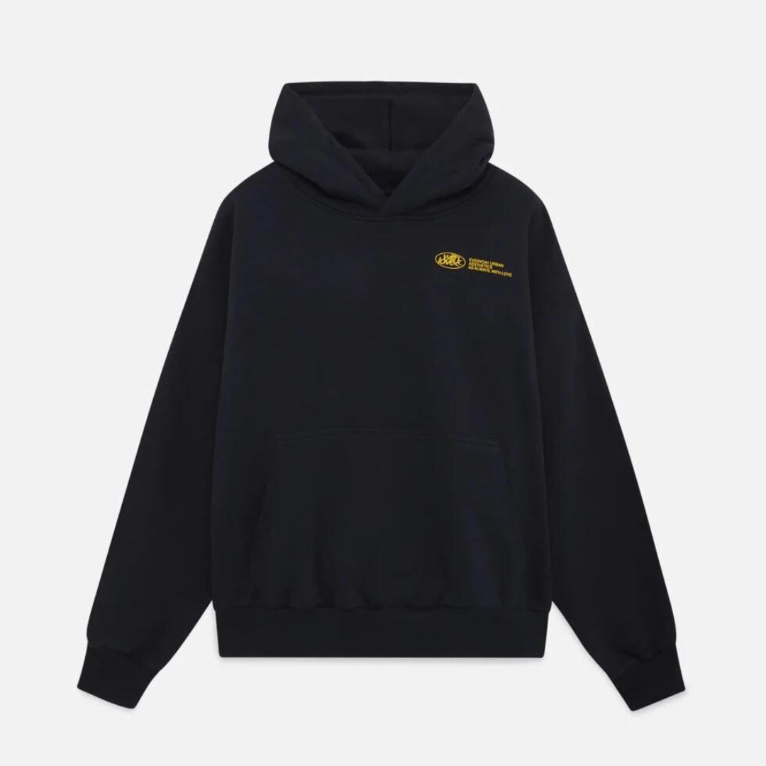 Unisex oversized hooded sweatshirt with large graphic back print