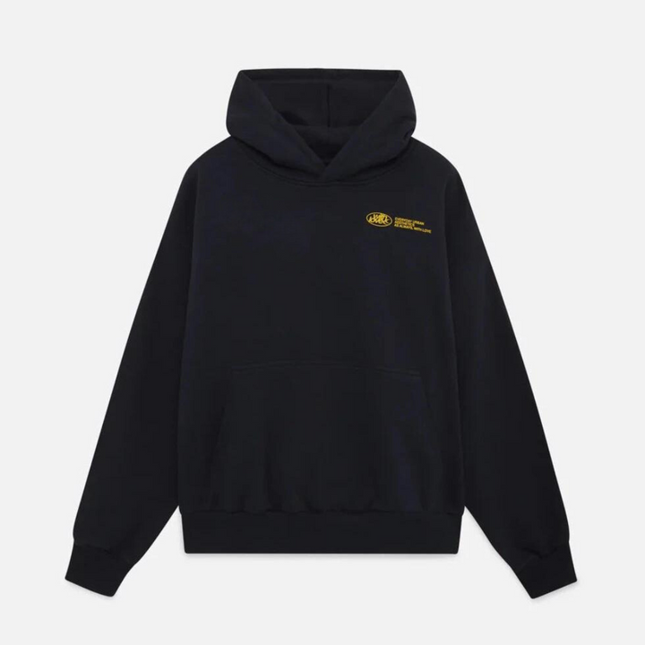 Unisex oversized hooded sweatshirt with large graphic back print