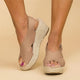 Women's Espadrille Wedge Sandals with Cross Straps