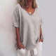 Women's Relaxed Basic T-Shirt — Round Neck Lightweight Summer Tee