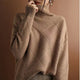 Women's geometric turtleneck jumper with long sleeves and diamond panel detailing