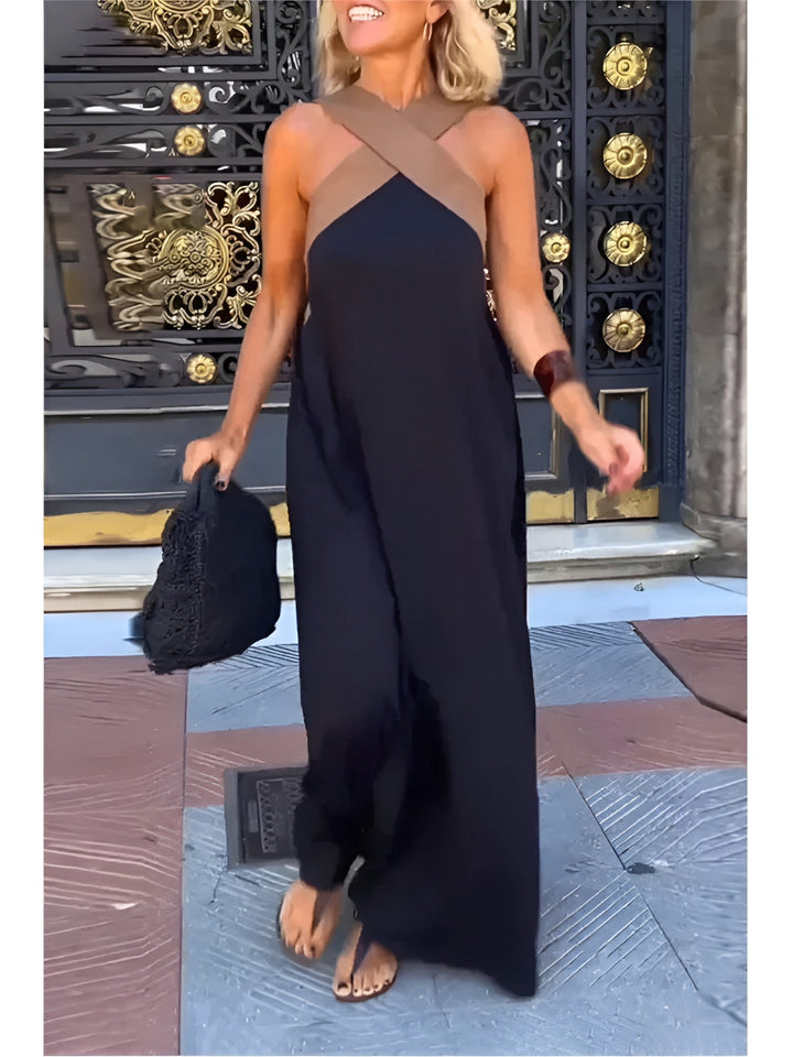 Women's Wrap Dress — Crossover Cut Lightweight Summer Dress