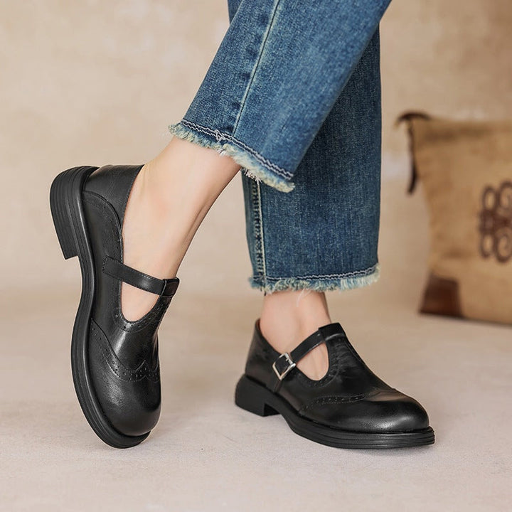 Nina | Elegant Vegan Leather Mary Jane Sandal