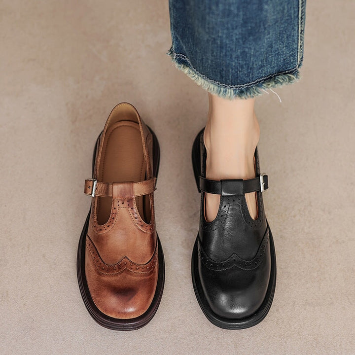 Nina | Elegant Vegan Leather Mary Jane Sandal
