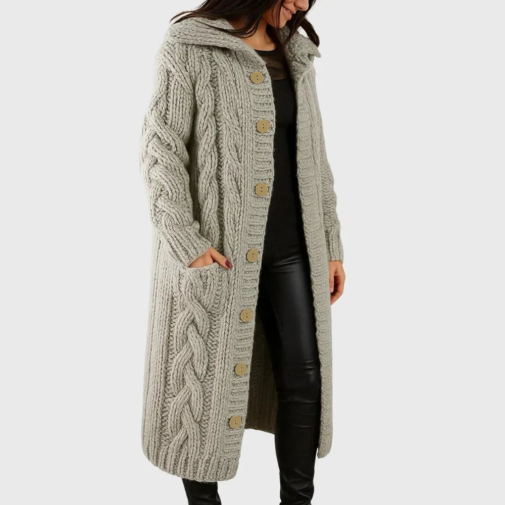 Cadence | Elegant Cosy Coat for Women - Image 4