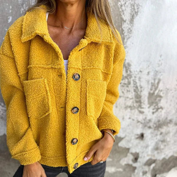 Women's Lapel Collar Short Jacket