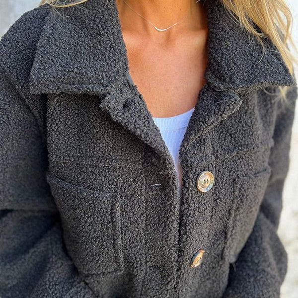 Women's Lapel Collar Short Jacket