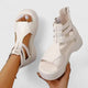 Women's Platform Sandals Open Toe Ankle Strap