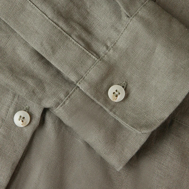 Women's Cropped Oversized Button-Down Shirt — Collared Summer Top