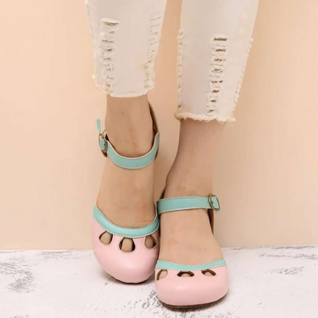 Patti | Comfortable Low-Heeled Sandals - Image 5